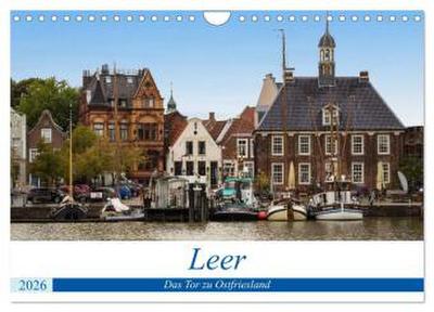 Leer - Das Tor zu Ostfriesland (Wandkalender 2026 DIN A4 quer), CALVENDO Monatskalender