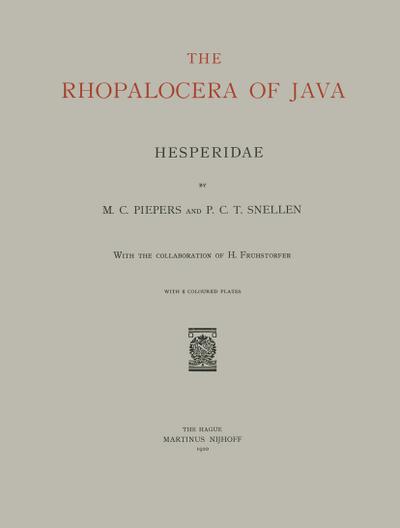 The Rhopalocera of Java