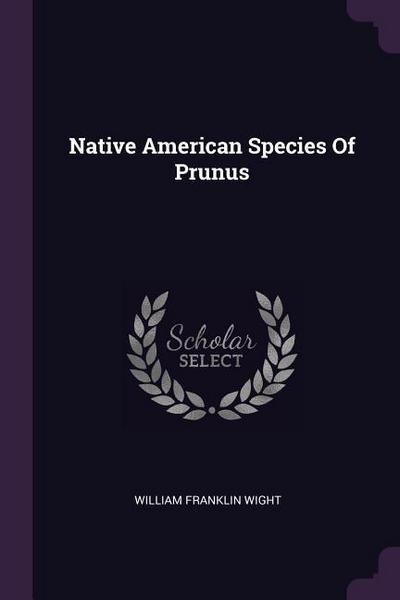 Native American Species Of Prunus