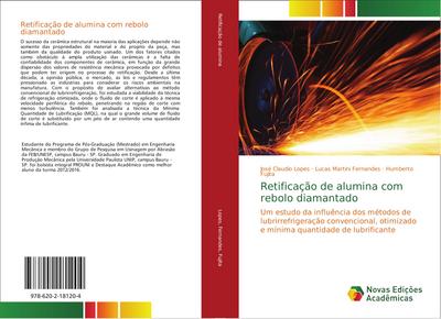 Retificação de alumina com rebolo diamantado