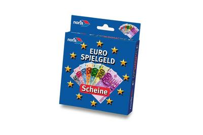 Noris 606521013 Spielgeld Scheine, geeignet als Spielset für Spielkassen, Kaufladen, rechnen lernen, ab 3 Jahren