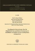 Grundlegende Untersuchungen über die Möglichkeiten der quantitativen Ausmessung von Schallfeldern im Hinblick auf einen schalloptischen Analogrechner