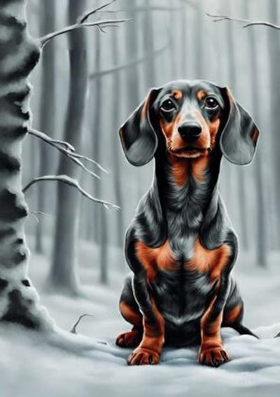 Notizbuch mit Dackel Hund Notizheft Geschenkbuch mit 55 Zitaten Leben und Hundeliebe Lustiges Geschenk zum Wichteln Weihnachten Dachshund Dackelfans