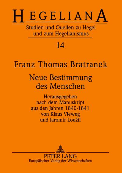 Neue Bestimmung des Menschen