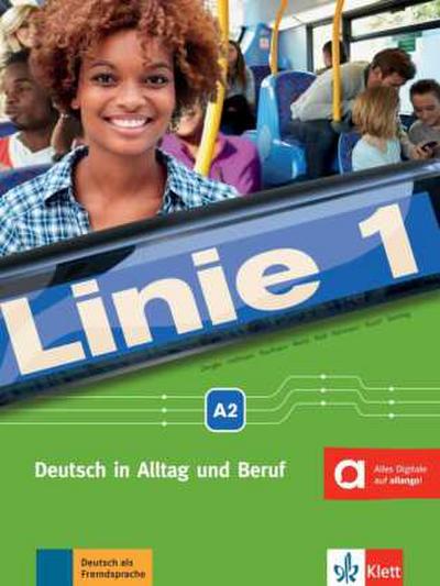 Linie 1 A2. Kurs- und Übungsbuch mit Audios und Videos
