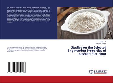 Studies on the Selected Engineering Properties of Basmati Rice Flour
