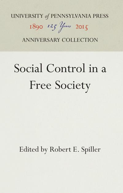Social Control in a Free Society