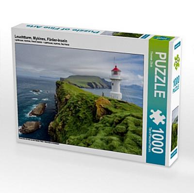 Leuchtturm, Mykines, Färöer-Inseln (Puzzle)
