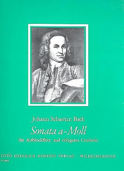 Sonate a-Moll für Altblockflöte und obligates Cembalo