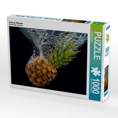CALVENDO Puzzle Ananas Wasser 1000 Teile Lege-Größe 64 x 48 cm Foto-Puzzle Bild von Gerd Matschek