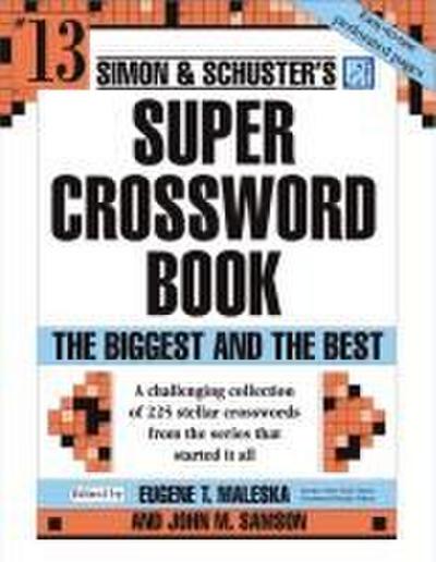 Simon & Schuster Super Crossword Puzzle Book #13
