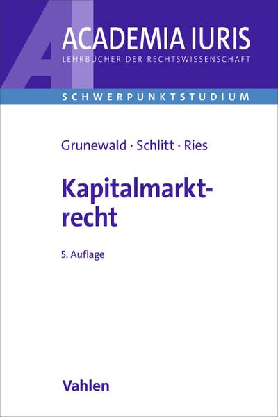 Einführung in das Kapitalmarktrecht
