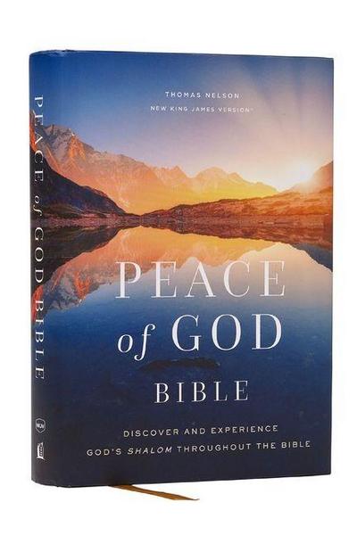 Peace of God Bible: Discover and Experience God’s Shalom Throughout the Bible (Nkjv, Hardcover, Red Letter, Comfort Print)