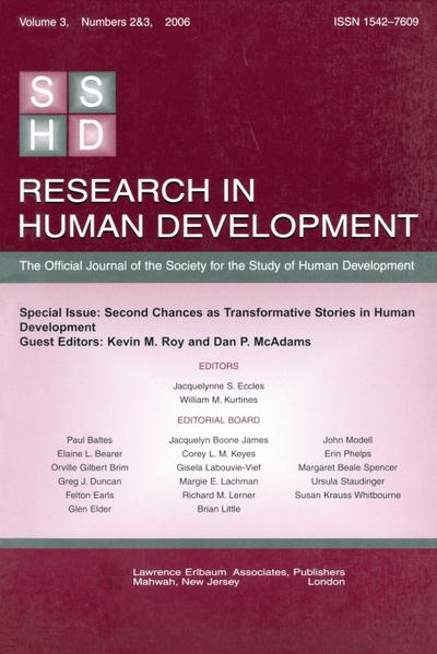 Second Chances As Transformative Stories Rhd V3 2&3