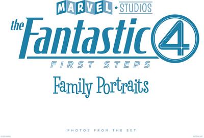 Marvel Studios’ The Fantastic Four: First Steps - Family Portraits: Photos From The Set