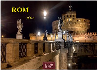 Rom Kalender 2026 24x35 cm - Fotokalender mit den schönsten Motiven der Ewigen Stadt | Kolosseum, Petersdom, Tiber, Pantheon.