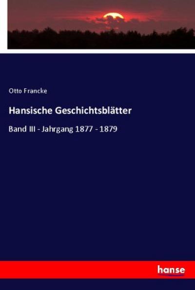Hansische Geschichtsblätter