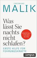 Was lässt Sie nachts nicht schlafen? von Fredmund Malik | Buch