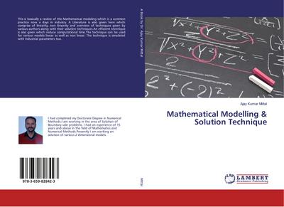 Mathematical Modelling & Solution Technique