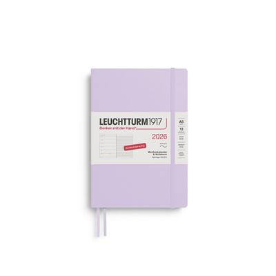 Wochenkalender & Notizbuch Medium A5 Lilac 2026