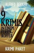 9 Krimis in einem Ferienkoffer: Krimi Paket