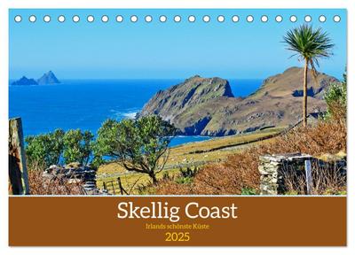 Skellig Coast - Irlands schönste Küste (Tischkalender 2025 DIN A5 quer), CALVENDO Monatskalender