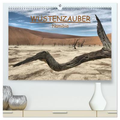 Wüstenzauber Namibia (hochwertiger Premium Wandkalender 2026 DIN A2 quer), Kunstdruck in Hochglanz