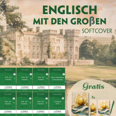 Englisch mit den Großen Softcover (8 Bücher + Audio-Online + exklusive Extras) - Frank-Lesemethode, m. 8 Audio, m. 8 Audio, 8 Teile