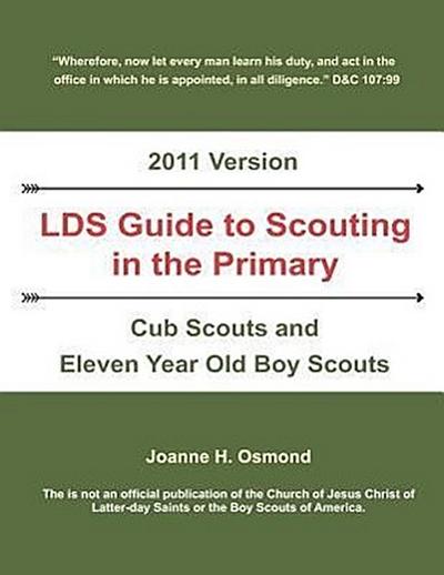 Lds Guide to Scouting in the Primary