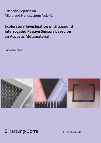 Exploratory Investigation of Ultrasound Interrogated Passive Sensors based on an Acoustic Metamaterial