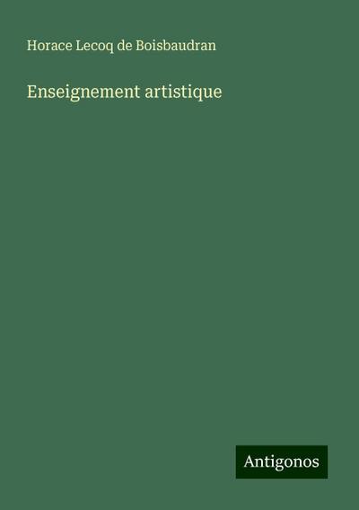 Enseignement artistique