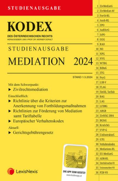 KODEX Mediation Studienausgabe