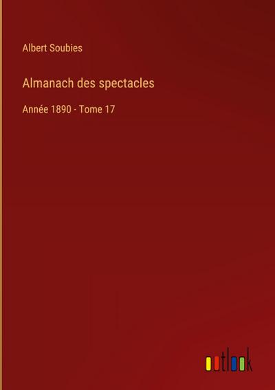 Almanach des spectacles