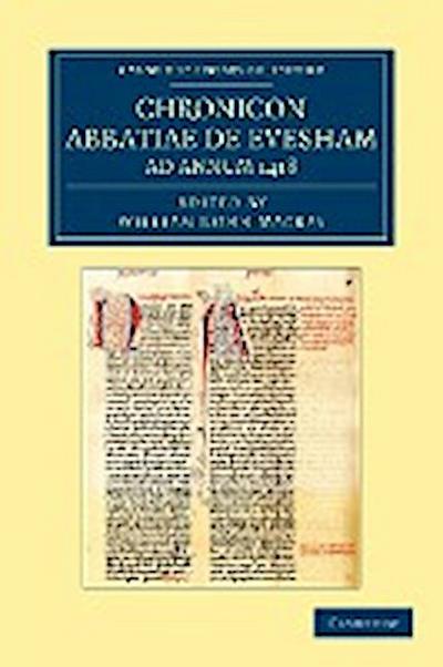 Chronicon Abbatiae de Evesham Ad Annum 1418