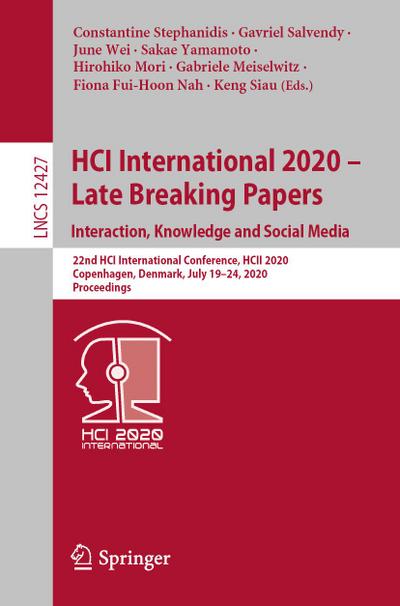 HCI International 2020 - Late Breaking Papers: Interaction, Knowledge and Social Media