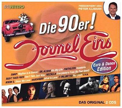 Formel Eins - Die 90er! Euro & Dance Edition, 2 Audio-CDs