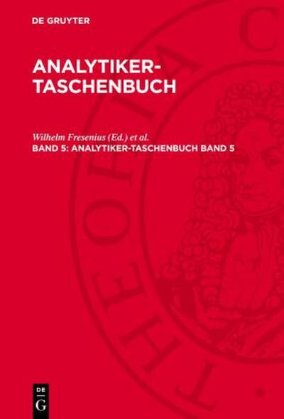 Analytiker-Taschenbuch, Band 5, Analytiker-Taschenbuch Band 5