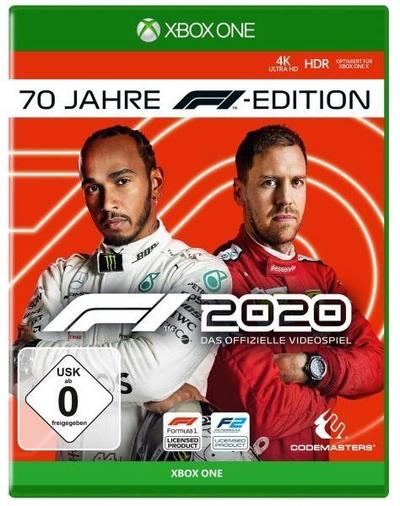 F1 2020, 1 Xbox One-Blu-ray Disc (70 Jahre F1 Edition)