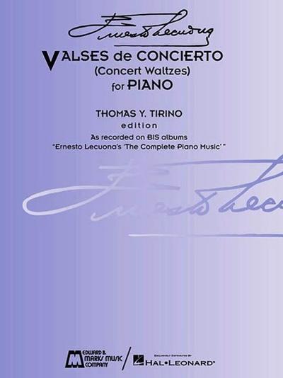 Ernesto Lecuona - Valses de Concierto: Concert Waltzes for Piano