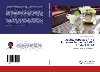 Quality Aspects of The Sudanese  Fermented Milk Product  (Rob)