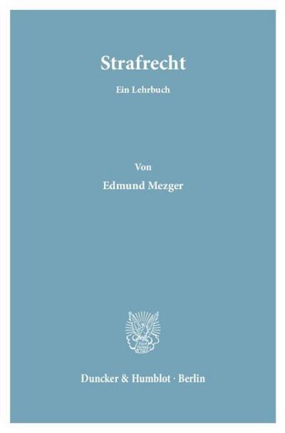 Strafrecht.