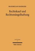 Rechtskauf und Rechtsmängelhaftung
