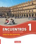 Encuentros - Método de Español - Spanisch als 3. Fremdsprache - Ausgabe 2010 - Band 1: Folien für den Unterricht im Ordner - Mit Handreichungen und Kopiervorlagen