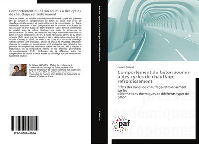 Comportement du béton soumis à des cycles de chauffage refroidissement