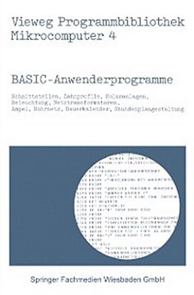 BASIC-Anwenderprogramme