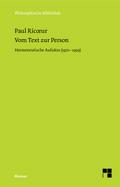 Vom Text zur Person