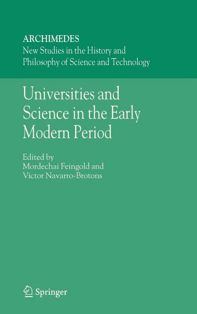 Universities and Science in the Early Modern Period