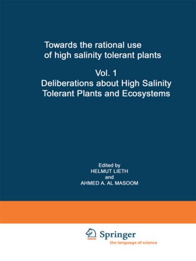 Towards the rational use of high salinity tolerant plants