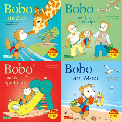 Maxi-Pixi-4er-Set 86: Bobo Siebenschläfer (4x1 Exemplar)