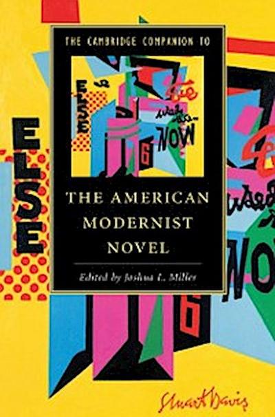 Cambridge Companion to the American Modernist Novel